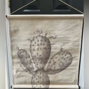 Cactus wall hanging
